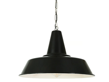 NASSAU INDUSTRIAL FACTORY PENDANT - Handmade brass pendant lamp by mullan lighting - view 2